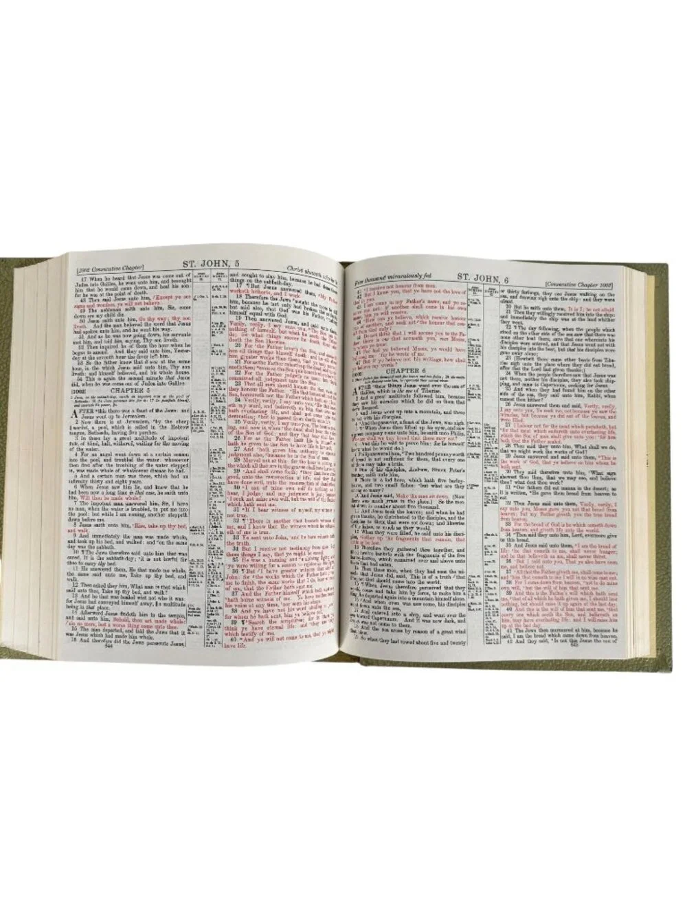 Heirloom‎ Holy Bible King James Version KJV Red Letter Master Reference 1971 VTG